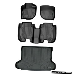 Floor Mat SmartlinerJX^tBbgtA}bg/J[SCi[ZbgubN2016-20z_HR-V Smartliner Custom Fit Floor Mats/Cargo Liner Set Black for 2016-20 Honda HR-V