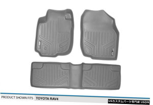 Floor Mat MaxLinerJX^SV^1ڂ2ڃtA}bgZbg06-12g^RAV4 MaxLiner Custom All Weather 1st  2nd Row Floor Mat Set for 06-12 Toyota RAV4