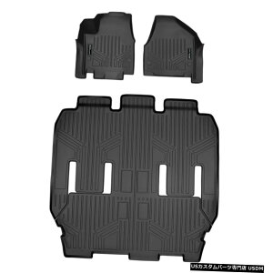 Floor Mat SmartlinerSV^tA}bg3ubNZbg17-20NCX[pVtBJ Smartliner All Weather Floor Mats 3 Rows Black Set for 17-20 Chrysler Pacifica