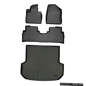 Floor Mat Maxliner�J�X�^���t���A�}�b�g�ƃJ�[�S���C�i�[�Z�b�g16-20Sorento 5-Passenger Maxliner Custom Floor Mats And Cargo Liner Set For 16-20 Sorento 5-Passenger �y���s�A���i�z