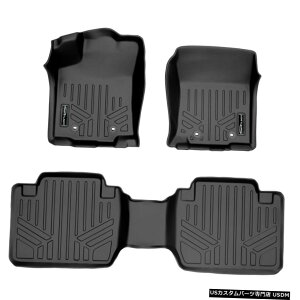 Floor Mat SmartlinerJX^tBbgtA}bgZbgubN2018-21^R}ANZX/g Smartliner Custom Fit Floor Mats Set Black for 2018-21 Tacoma Access/Extended