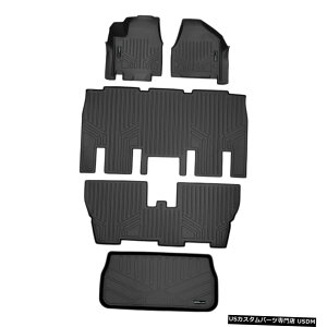 Floor Mat Maxliner�t���A�}�b�g3���3��ڂ̌��̃J�[�S���C�i�[17-20�p�V�t�B�J Maxliner Floor Mats 3 Rows And Cargo Liner Behind Third Row For 17-20 Pacifica