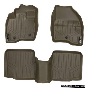 Floor Mat SmartlinerJX^tA}bgZbg^2017-19GNXv[[W / O 2ڃR\[ Smartliner Custom Floor Mats Set Tan for 2017-19 Explorer W/O 2nd Row Console