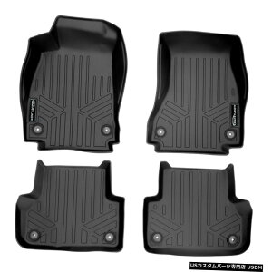Floor Mat MaxlinertA}bgCi[ubNZbg2017-2020AEfBA4 / S4 / A4I[[h Maxliner Floor Mats Liner Black Set for 2017-2020 Audi A4 / S4 / A4 All-Road