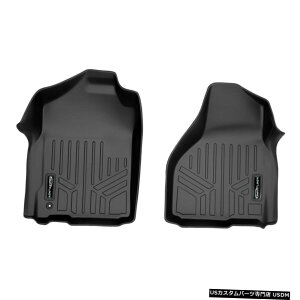 Floor Mat SmartlinerJX^tA}bg2009-12_bWNbh܂͕Wpɍɐݒ Smartliner Custom Floor Mats Set Black for 2009-12 Dodge Ram Quad Or Standard