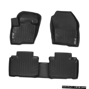Floor Mat MaxLinerJX^SV^1/ 2ڃtA}bgZbgubN15-20tH[hGbW MaxLiner Custom All Weather 1st/2nd Row Floor Mats Set Blk for 15-20 Ford Edge