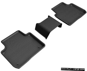 Floor Mat JO[SV^JX^tBbgCi[ubN2ڃtA}bg2019-20JCG Kagu All-Weather Custom Fit Liners Black 2nd Row Floor Mats for 2019-20 Cayenne