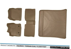 Floor Mat MaxLiner All Weather 1st 2nd��Cargo Floor Mats Grey for 11-17 Equinox / Terrain MaxLiner All Weather 1st 2nd  Cargo Floor Mats Grey for 11-17 Equinox/Terrain �y���s�A���i�z