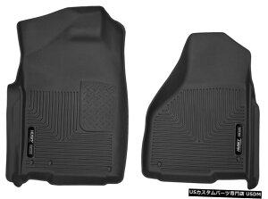 Floor Mat nXL[Ci[X-ActR^[őOtA}bg02-18_bWij Husky Liners X-Act Contour Front Row Floor Mat for 02-18 Dodge Ram (Automatic)