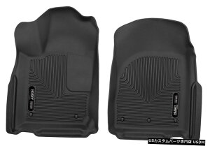 Floor Mat 2011-20Oh`FL[/fS̃nXL[X-ActRgDAtgtACi[}bg Husky X-Act Contour Front Floor Liner Mats for 2011-20 Grand Cherokee/Durango
