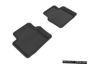 Floor Mat JO[SV^JX^tBbgCi[2011-2017[KpubN2ڃtA}bg Kagu All-Weather Custom Fit Liners Black 2nd Row Floor Mats for 2011-2017 Regal