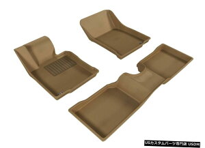 Floor Mat JO[SV^JX^tBbgCi[^1ڂ2ڃtA}bgL1MN00601502 Kagu All-Weather Custom Fit Liners Tan 1st And 2nd Row Floor Mats L1MN00601502