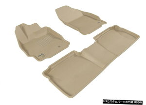 Floor Mat JO[SV^JX^tBbgCi[^1ڂ2ڃtA}bgL1SC00101502 Kagu All-Weather Custom Fit Liners Tan 1st And 2nd Row Floor Mats L1SC00101502