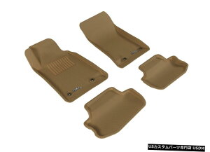 Floor Mat JO[SV^JX^tBbgCi[^1ڂ2ڃtA}bgL1CH01701502 Kagu All-Weather Custom Fit Liners Tan 1st And 2nd Row Floor Mats L1CH01701502