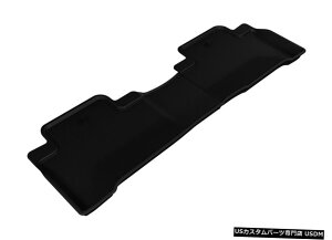 Floor Mat JO[SV^JX^tBbgCi[2014-2020MDXpubN2tA}bg Kagu All-Weather Custom Fit Liners Black 2nd Row Floor Mats for 2014-2020 MDX