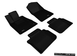 Floor Mat JO[Ci[ubN1ڂ2ڃtA}bg13-20NTXGS / GSnCubhRWD Kagu Liners Black 1st And 2nd Row Floor Mats for 13-20 Lexus GS/GS Hybrid RWD