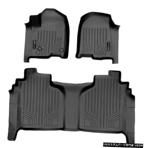 Floor Mat Maxliner Floor Mats Liner Set Black for 2019-2021 Silverado / Sierra 1500 Crew Cab Maxliner Floor Mats Liner Set Black for 2019-2021 Silverado/Sierra 1500 Crew Cab