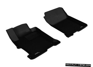Floor Mat JO[SV^JX^tBbgCi[2013-2017AR[hpubN1ڃtA}bg Kagu All-Weather Custom Fit Liners Black 1st Row Floor Mats for 2013-2017 Accord