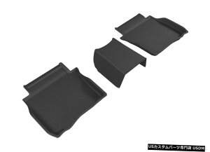 Floor Mat JO[SV^JX^tBbgCi[ubN2ڃtA}bgi17-2019NXpj Kagu All-Weather Custom Fit Liners Black 2nd Row Floor Mats for 17-2019 Lacrosse