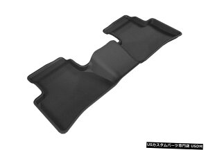 Floor Mat JO[SV^Ci[ubN2ڃtA}bg2018-2020g^C-HR Kagu All-Weather Liners Black 2nd Row Floor Mats for 2018-2020 Toyota C-HR