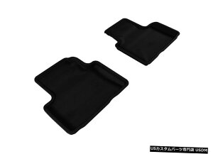 Floor Mat Kagu All-Weather Custom Fit Liners Black 2nd Row Floor Mats L1IN00621509 �y���s�A���i�z