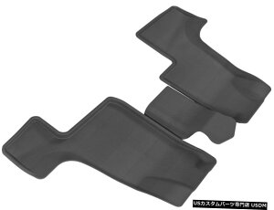 Floor Mat JO[SV^JX^tBbgCi[ubN3ڃtA}bgL1MB03931509 Kagu All-Weather Custom Fit Liners Black 3rd Row Floor Mats L1MB03931509