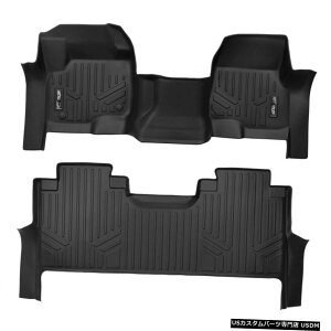 Floor Mat MAXFLOORMAT Floor Mat Liners Black for 17-20 Ford F-250/F-350 Super Duty Crew �y���s�A���i�z