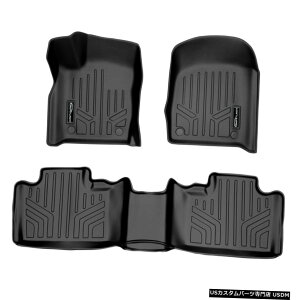 Floor Mat 2016-21fS/Oh`FL[JX^tBbgpX}[gCi[tA}bgCi[ubN Smartliner Floor Mat Liner Black for 2016-21 Durango/Grand Cherokee Custom Fit