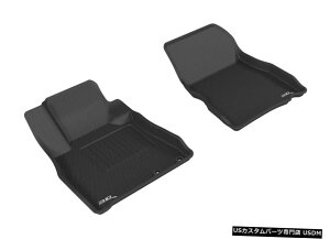 Floor Mat JO[SV^JX^tBbgCi[ubN1ڃtA}bg14-19Versa Kagu All-Weather Custom Fit Liners Black 1st Row Floor Mats for 14-19 Versa Note