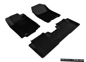 Floor Mat JO[SV^JX^tBbgCi[ubN1ڂ2ڃtA}bgL1HD04301509 Kagu All-Weather Custom Fit Liners Black 1st And 2nd Row Floor Mats L1HD04301509