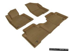 Floor Mat JO[SV^JX^tBbgCi[^1ڂ2ڃtA}bgL1HY01701502 Kagu All-Weather Custom Fit Liners Tan 1st And 2nd Row Floor Mats L1HY01701502