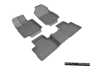 Floor Mat JO[SV^JX^tBbgCi[O[1ڂ2ڃtA}bgL1TY25501501 Kagu All-Weather Custom Fit Liners Gray 1st And 2nd Row Floor Mats L1TY25501501