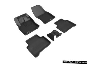 Floor Mat JO[SV^JX^tBbgCi[ubN1ڂ2ڃtA}bgL1AD05501509 Kagu All-Weather Custom Fit Liners Black 1st And 2nd Row Floor Mats L1AD05501509