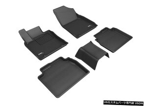 Floor Mat �J�O�[�S�V��^�J�X�^�����C�i�[�u���b�N1��ڂ����2��ڃt���A�}�b�g19-20ES300h Kagu All-Weather Custom Liners Black 1st And 2nd Row Floor Mats for 19-20 ES300h �y���s�A���i�z