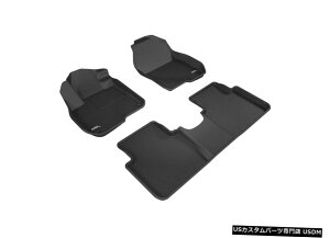 Floor Mat JO[SV^JX^tBbgCi[ubN1ڂ2ڃtA}bg17-2021CR-V Kagu All-Weather Custom Fit Liners Black 1st And 2nd Row Floor Mats 17-2021 CR-V