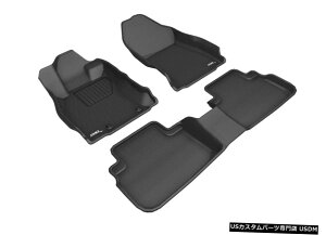 Floor Mat JO[SV^Ci[2019-2020tHX^[pubN1ڂ2ڃtA}bg Kagu All-Weather Liners Black 1st And 2nd Row Floor Mats for 2019-2020 Forester