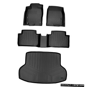 Floor Mat SmartlinerJX^tA}bgJ[SCi[ZbgubN16-20z_VrbNZ_ Smartliner Custom Floor Mats cargo liner Set Black for 16-20 Honda Civic Sedan