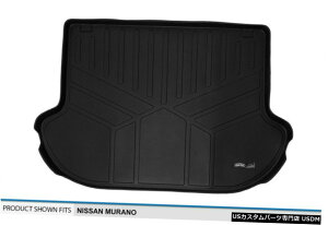 Floor Mat Y[m2015-2020pJ[SCi[ubNtA}bgXbVgC Cargo Liner Black Floor Mats Slush Tray For Nissan Murano 2015-2020