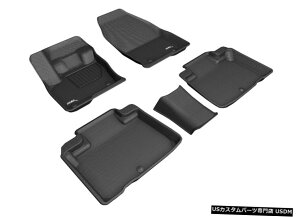 Floor Mat 19-2020�m�[�`���X/ 2016-2018MKX�p�J�O���C�i�[�u���b�N1?2��ڃt���A�}�b�g Kagu Liners Black 1st-2nd Row Floor Mats for 19-2020 Nautilus/2016-2018 MKX �y���s�A���i�z