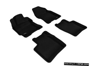 Floor Mat JO[SV^JX^tBbgCi[ubN1ڂ2ڃtA}bgL1TY14501509 Kagu All-Weather Custom Fit Liners Black 1st And 2nd Row Floor Mats L1TY14501509