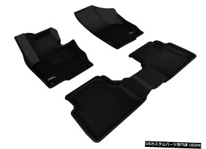 Floor Mat JO[Ci[ubN1?2ڃtA}bg09-17eBOA/ 2018-19eBOA~ebh Kagu Liners Black 1st-2nd Row Floor Mats for 09-17 Tiguan/2018-19 Tiguan Limited
