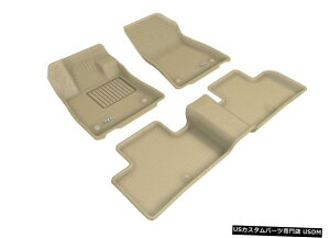 Floor Mat JO[SV^JX^tBbgCi[^1?2ڃtA}bg2019-2020 QX50 Kagu All-Weather Custom Fit Liners Tan 1st-2nd Row Floor Mats for 2019-2020 QX50