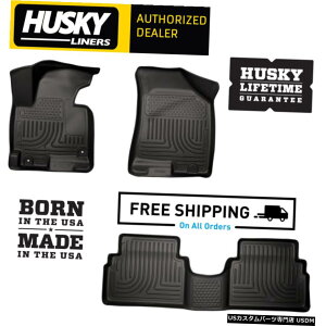 Floor Mat nXL[Ci[WeatherBeatertA}bg2013-2014XoKV[AEgobNɓK Husky Liners WeatherBeater Floor Mats Fits 2013-2014 Subaru Legacy Outback