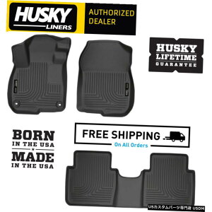 Floor Mat nXL[Ci[WeatherBeatertA}bg2017-2020z_CR-VɓK Husky Liners WeatherBeater Floor Mats Fits 2017-2020 Honda CR-V