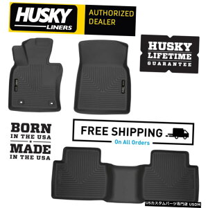 Floor Mat nXL[Ci[WeatherBeatertA}bg18-20g^JɓKLLE SE XLE XSE Husky Liners WeatherBeater Floor Mats Fits 18-20 Toyota Camry L LE SE XLE XSE