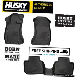 Floor Mat nXL[Ci[WeatherBeatertA}bg12-19XoNXgbNCvbTWRXɓK Husky Liners WeatherBeater Floor Mats Fits 12-19 Subaru Crosstrek Impreza WRX