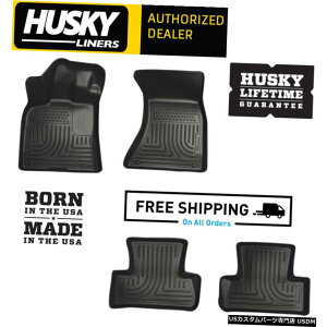 Floor Mat �n�X�L�[���C�i�[WeatherBeater�t���A�}�b�g��10-15�����Z�f�X�x���cGLK250 / 350�ɓK�� Husky Liners WeatherBeater Floor Mats Fits 10-15 Mercedes-Benz GLK250/350 �y���s�A���i�z