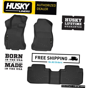 Floor Mat nXL[Ci[WeatherBeatertA}bg2014-2018XotHX^[ɓK Husky Liners WeatherBeater Floor Mats Fits 2014-2018 Subaru Forester