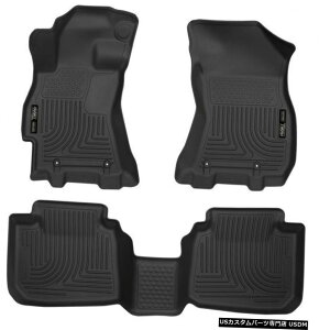 Floor Mat nXL[Ci[WeatherBeatertA}bg2015-2019XoKV[AEgobNɓK Husky Liners WeatherBeater Floor Mats Fits 2015-2019 Subaru Legacy Outback