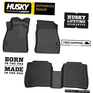 Floor Mat nXL[Ci[WeatherBeatertA}bg2014-2019YZgɓK Husky Liners WeatherBeater Floor Mats Fits 2014-2019 Nissan Sentra One